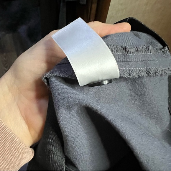 Everlane Slate Gray The Side Zip Stretch Cotton Work Career Pants Size 8 - Picture 3 of 16